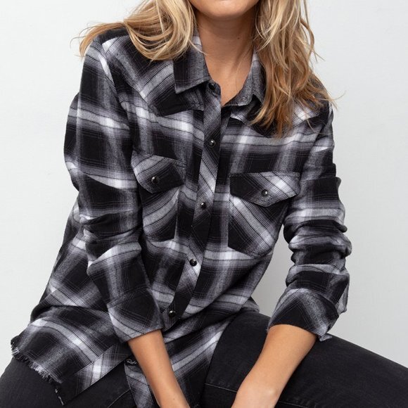 Rails Tops - Rails Long Sleeve Button-Down Shirt